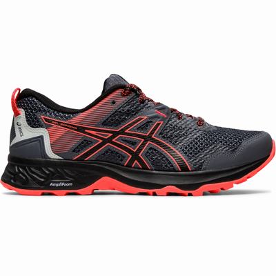 Asics Gel-Sonoma 5 - Naisten Polkujuoksukengät - Mustat Harmaat